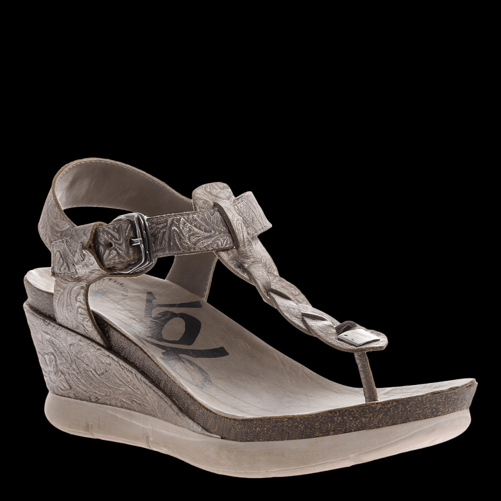 OTBT Women's Graceville Wedge Sandals - Lt Pewter